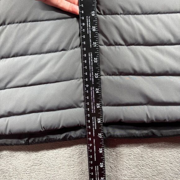J. Crew Men Down Filled Puffer Vest Full Zip Pockets Gorpcore Preppy Gray Medium - Picture 6 of 9